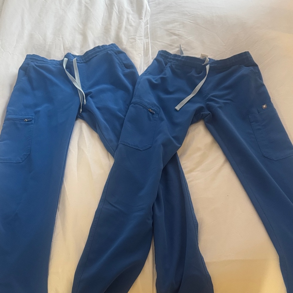 Figs Blue Technical Jogger Pants - Two pants